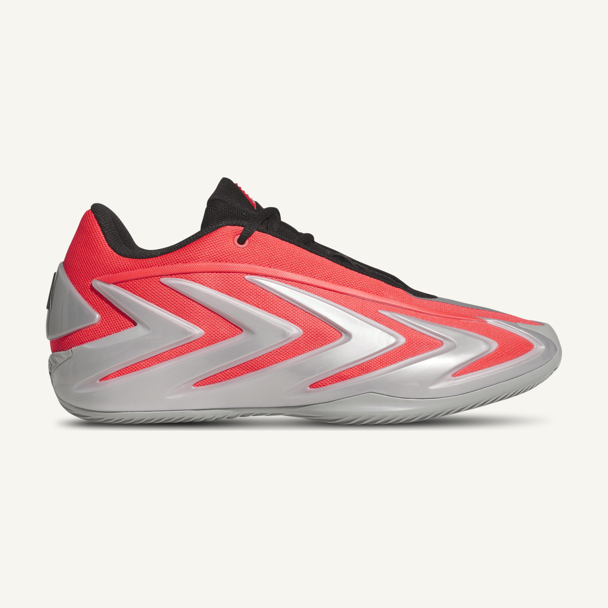 Adidas Men's Red/Silver Anthony Edwards 3 'Omen' Basketball Shoes, KJ3021