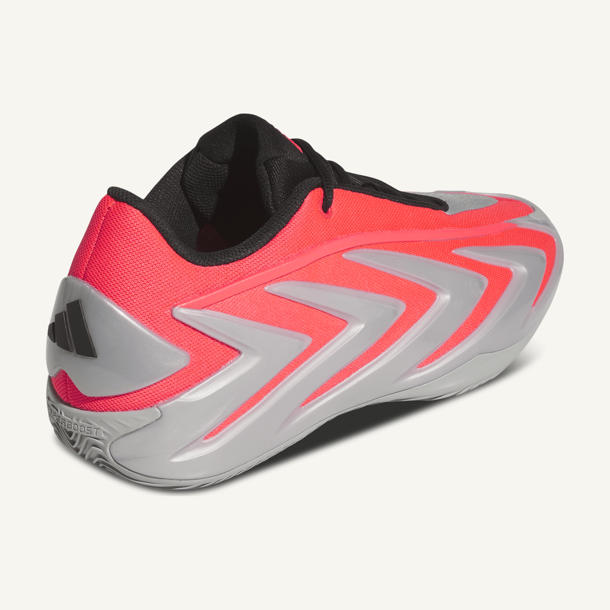 Adidas Men's Red/Silver Anthony Edwards 3 'Omen' Basketball Shoes, KJ3021