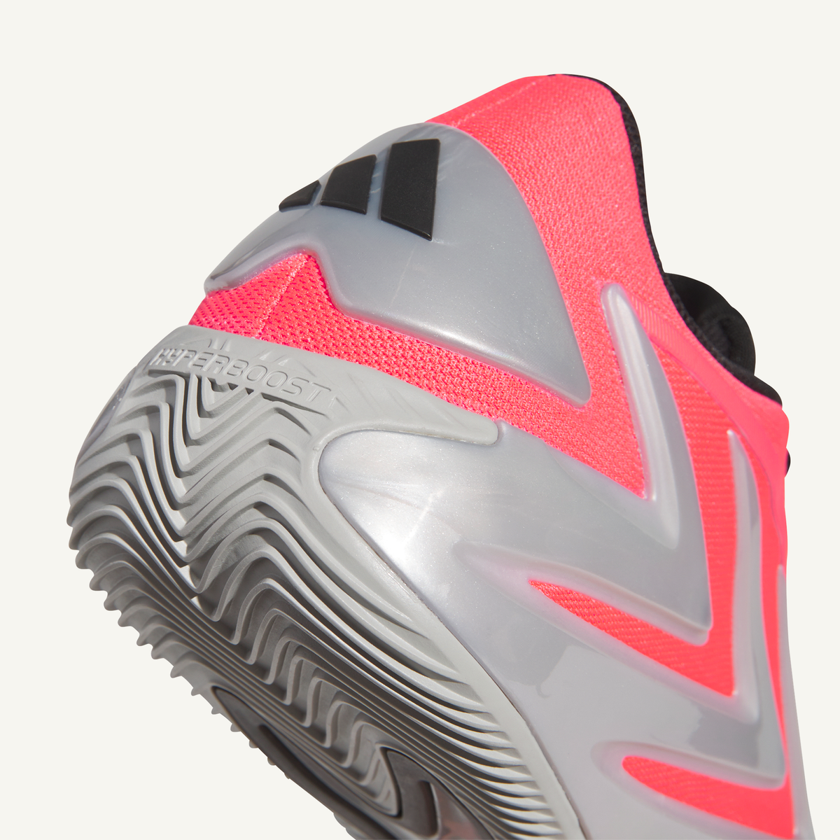 Adidas Men's Red/Silver Anthony Edwards 3 'Omen' Basketball Shoes, KJ3021