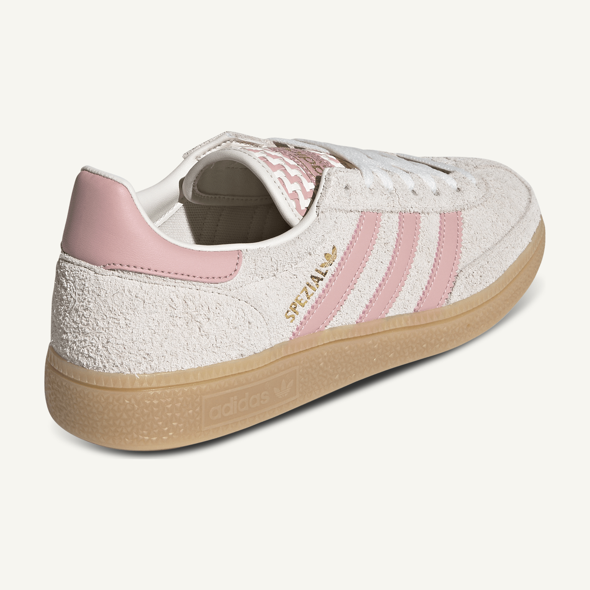 Adidas Originals Women's Off White/Wonder Mauve Handball Spezial Sneakers, KK0927