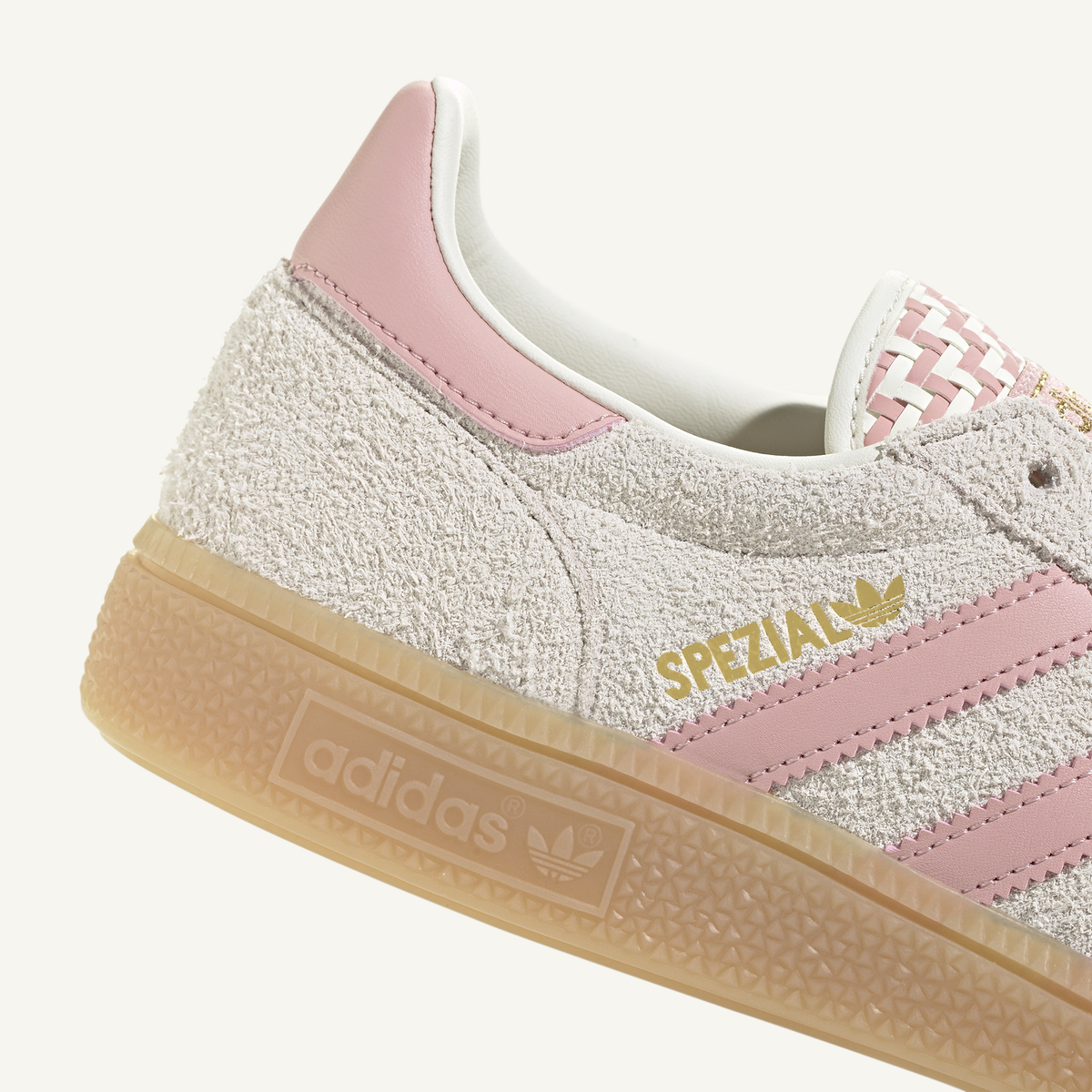 Adidas Originals Women's Off White/Wonder Mauve Handball Spezial Sneakers, KK0927