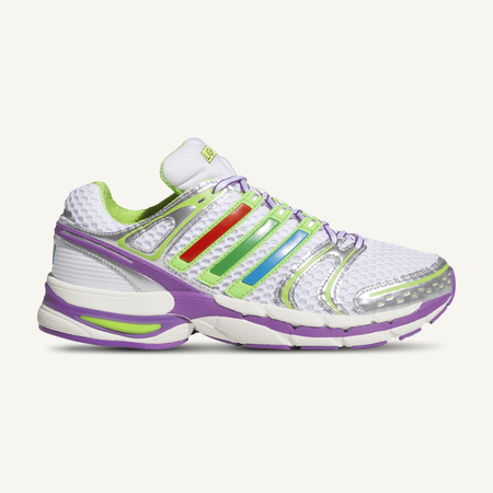 Adidas Originals Men's White/Green Toy Story Buzz Lightyear Adistar Control 5 Sneakers, LA3965