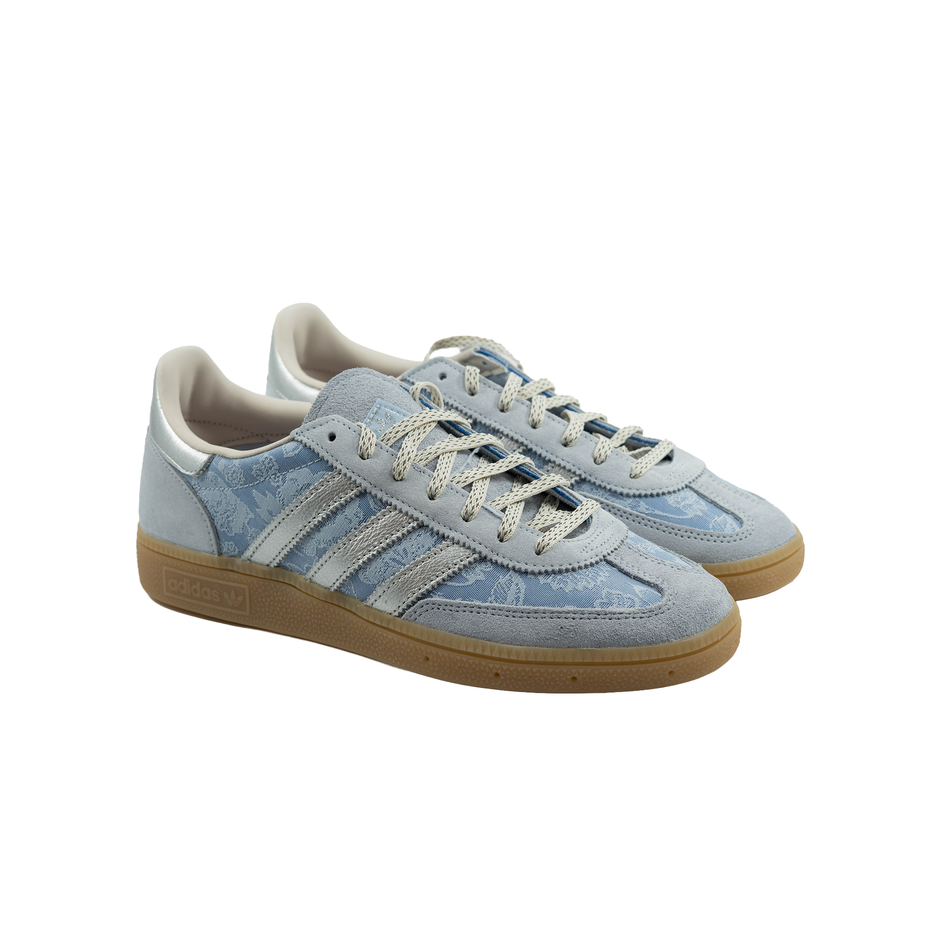 Adidas Originals x Liberty London Women's Sky Blue Floral Print Handball Spezial Shoes, IH4505