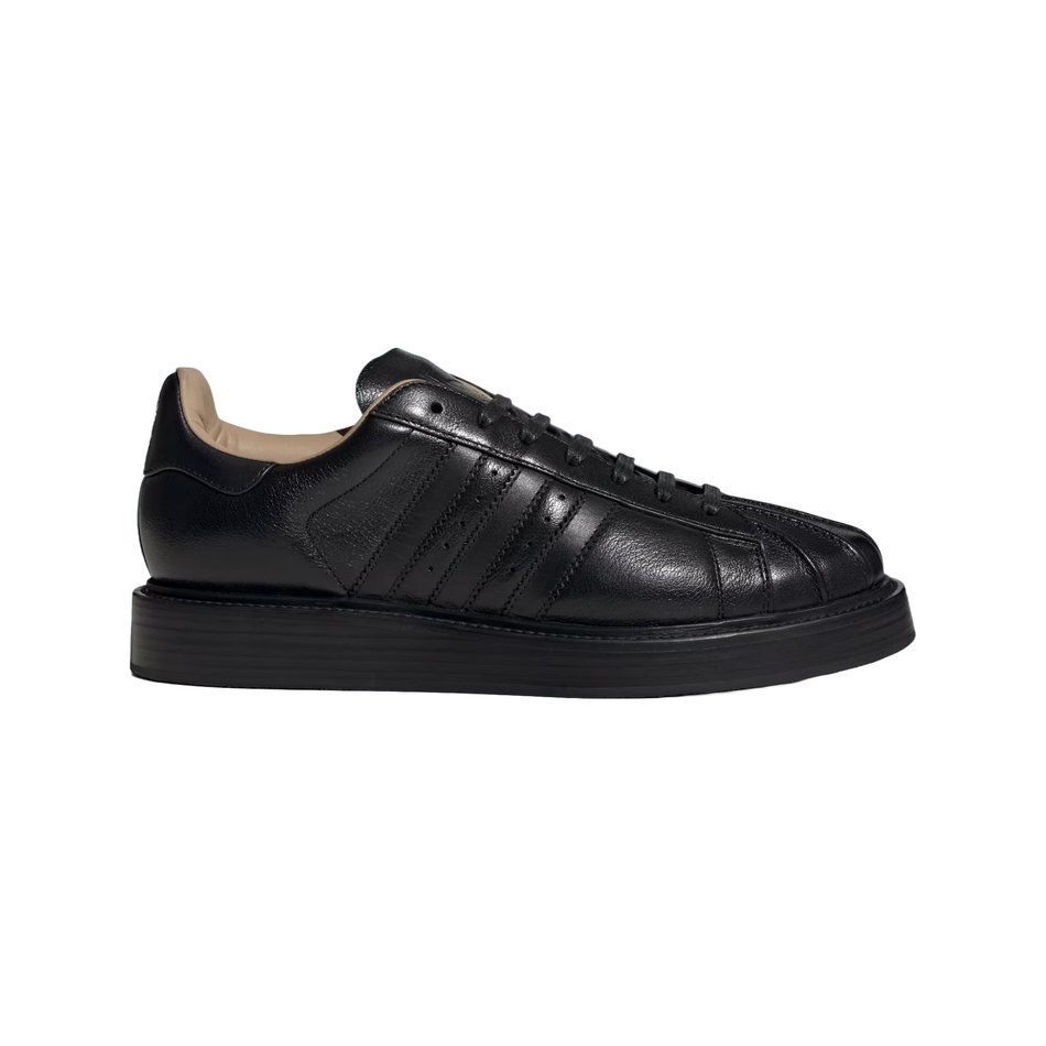 Adidas Originals Mens Black Superstar Lux Made in Italy Shoes, IH4681