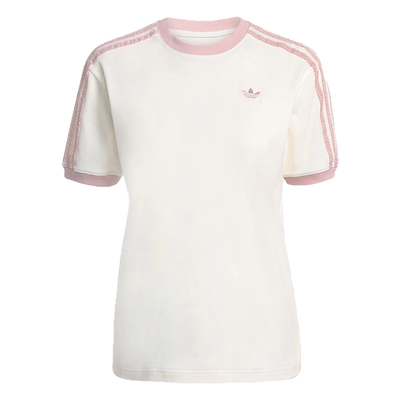 Adidas Originals Women's T-Shirt, Pink Ruffle, KC8821