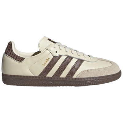 Adidas Originals Cream Women's Samba OG Sneakers, IH3980