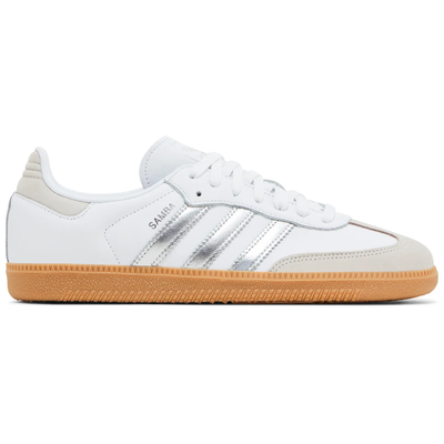 Adidas Originals Women's Silver Samba OG Sneakers, JI2725