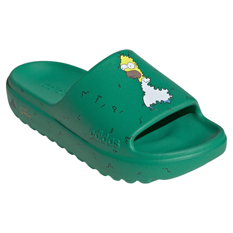 Adidas Mens Green Homer Simpson x Adidas Adilette, HQ2581