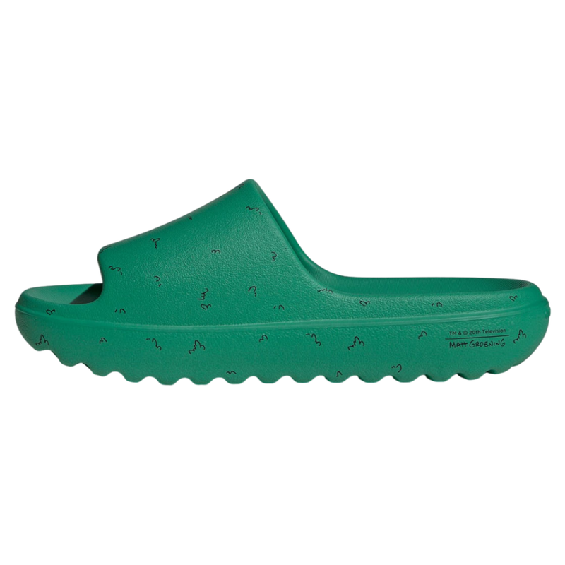 Adidas Mens Green Homer Simpson x Adidas Adilette, HQ2581