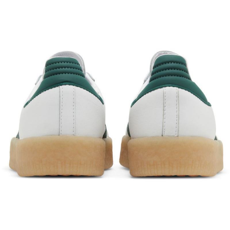 Adidas Originals Women's Sambae Sneakers, Cloud White / Collegiate Green / Cloud White, ID0440