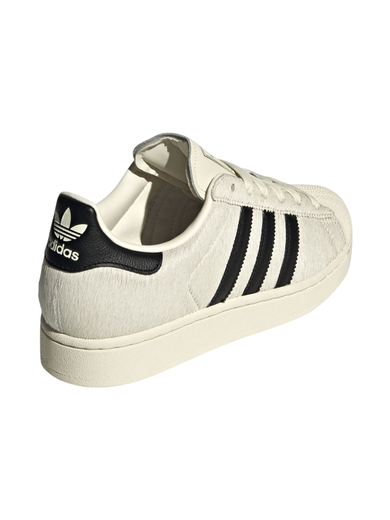 Zapatillas Adidas Originals Superstar II blancas con pelo de poni para mujer, JQ7418
