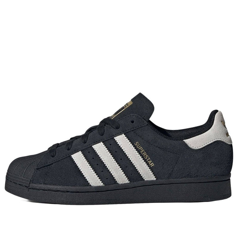 Adidas Originals Women's Superstar Sneakers, Black Matter Gold, IE6525