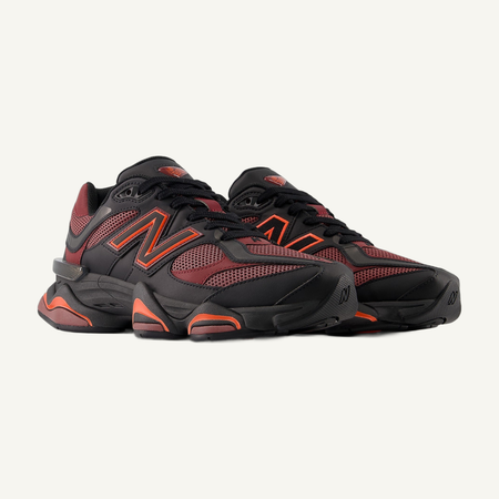 New Balance Men's Black/Washed Burgundy 9060 Sneakers, U9060BLA