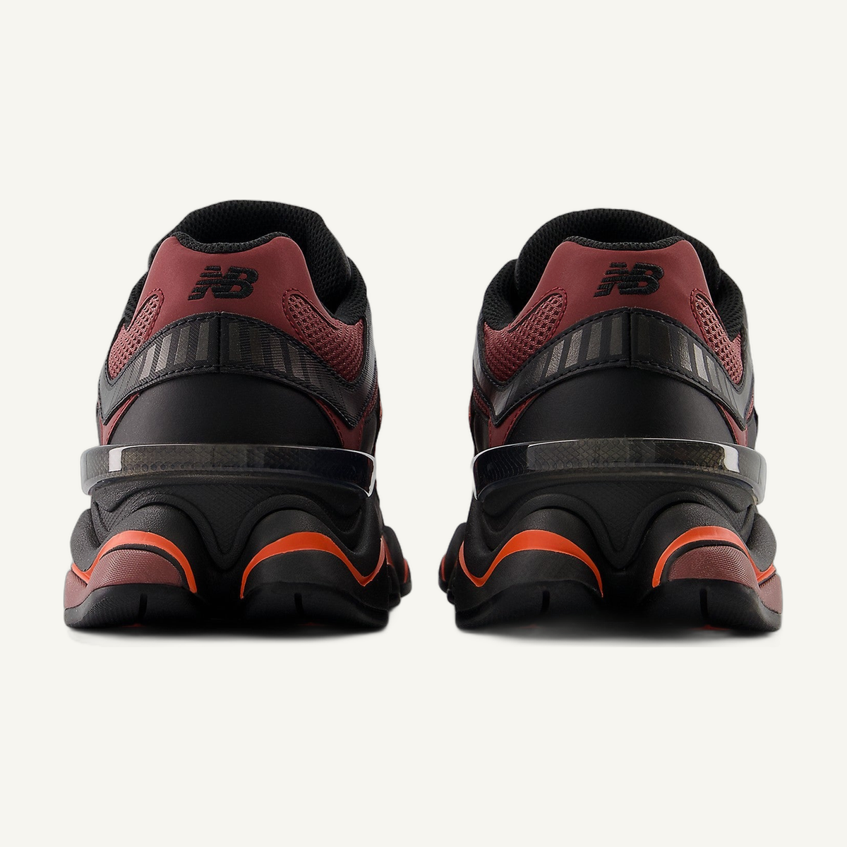 New Balance Men's Black/Washed Burgundy 9060 Sneakers, U9060BLA