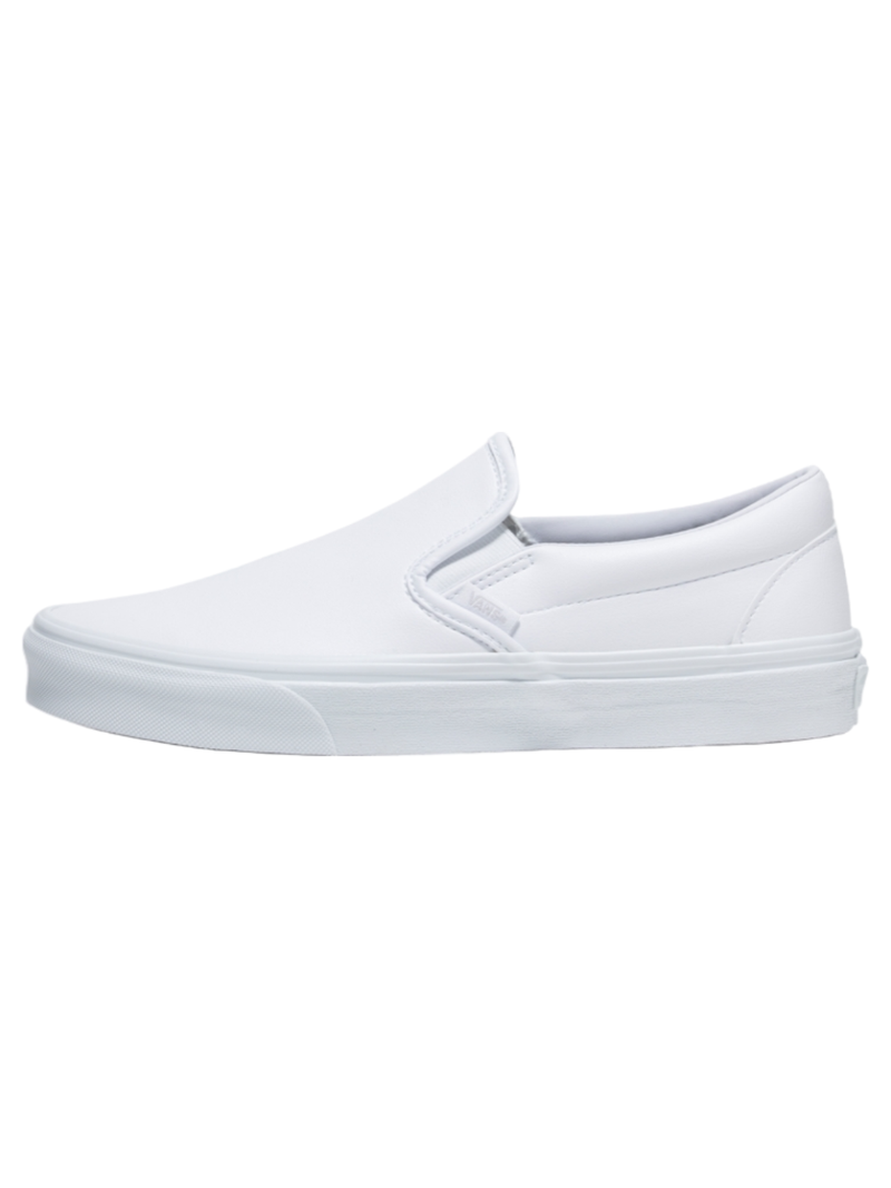 Vans Men's True White Classic Slip‑On Canvas Sneakers, VN0A38F7ODJ