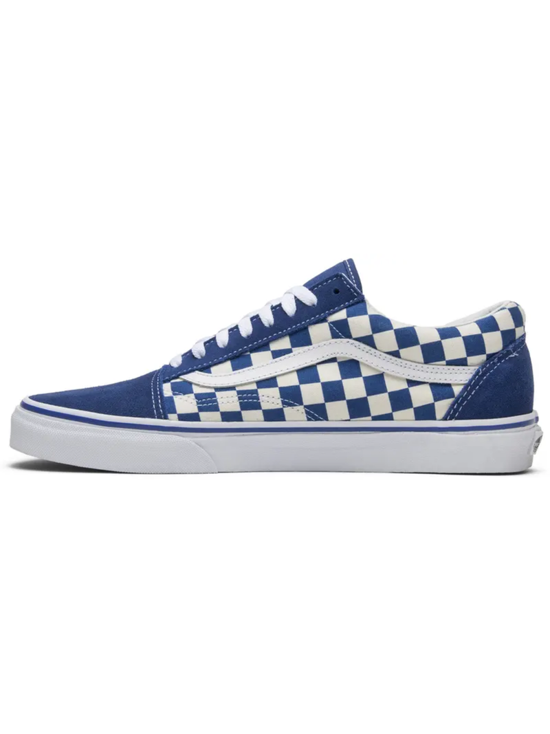 Vans Men's Old Skool Sneakers, Blue Checkerboard, VN0A38G1P0U