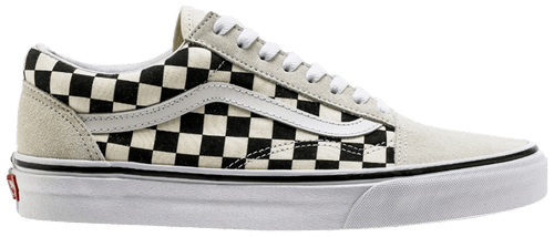 Vans Women's Old Skool Sneakers, White / Black Checkerboard, VN0A38G127K
