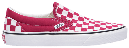 Vans Men's Classic Slip‑On Canvas Sneakers, Cerise, VN0A4U38XOC