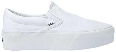 Vans Men's Classic Slip on Platform Shoes, White, VN0A7Q5RW00
