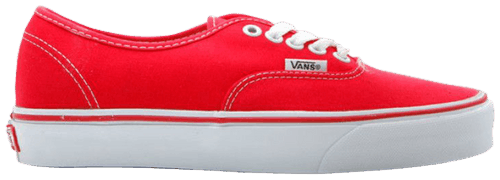 Vans Men's Authentic Sneakers, Red, VN000EE3RED
