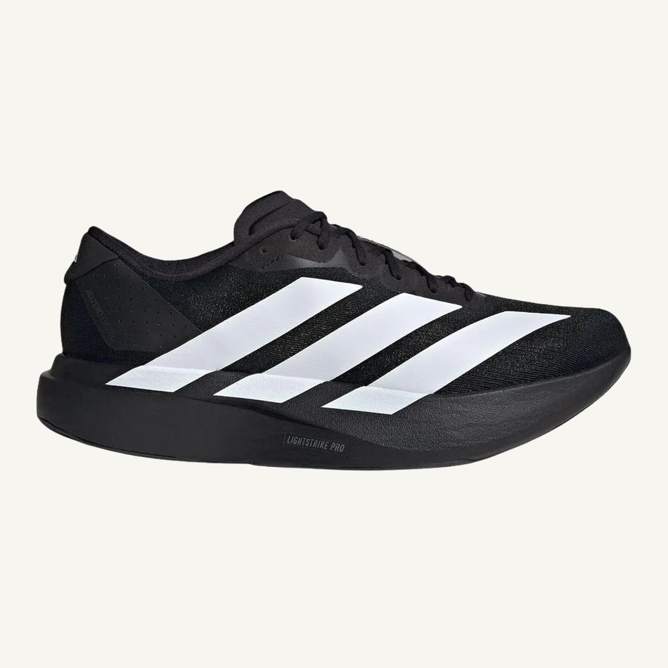Zapatillas Adidas Adizero EVO SL para hombre, color negro y blanco, JP7149