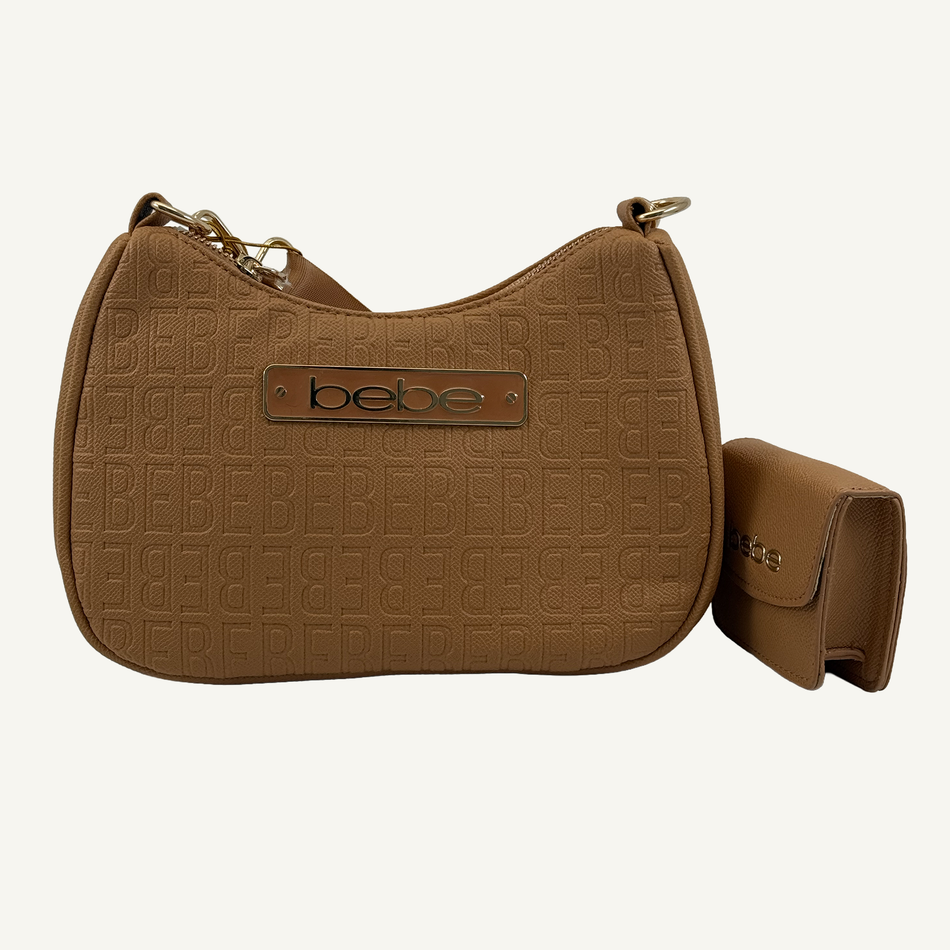 Bebe Women's Camel Thea Crossbody Bag with Wallet, E02-5305-C