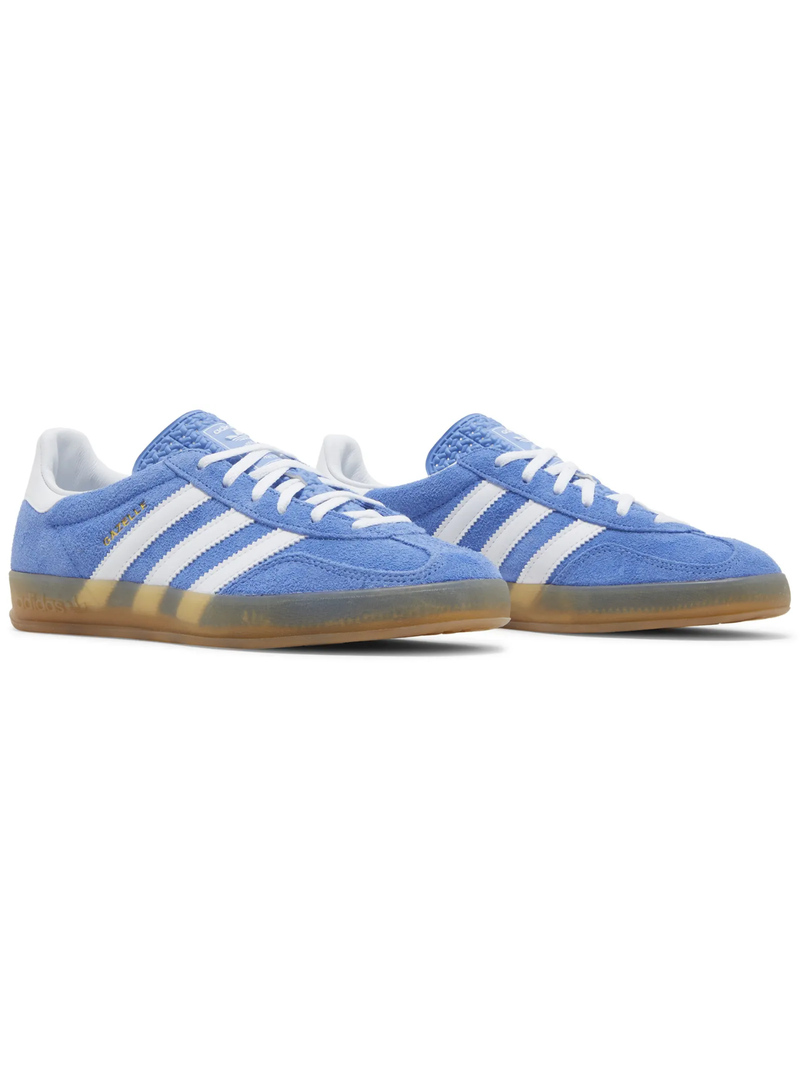 Zapatillas de interior Adidas Originals Gazelle azules para mujer, HQ8717