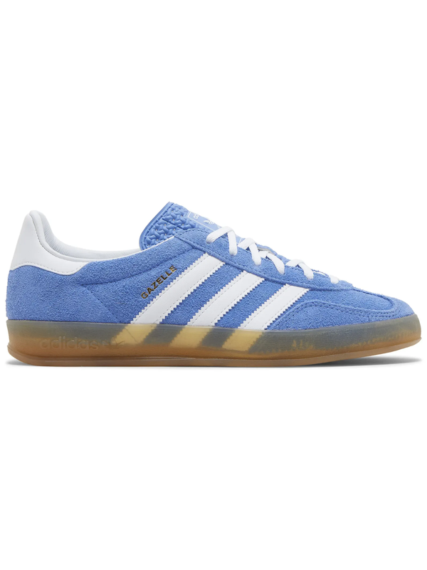 Zapatillas de interior Adidas Originals Gazelle azules para mujer, HQ8717
