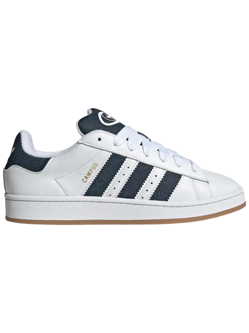 Adidas Originals Men's Campus 00's Sneakers, White Night Indigo Denim, JQ7439
