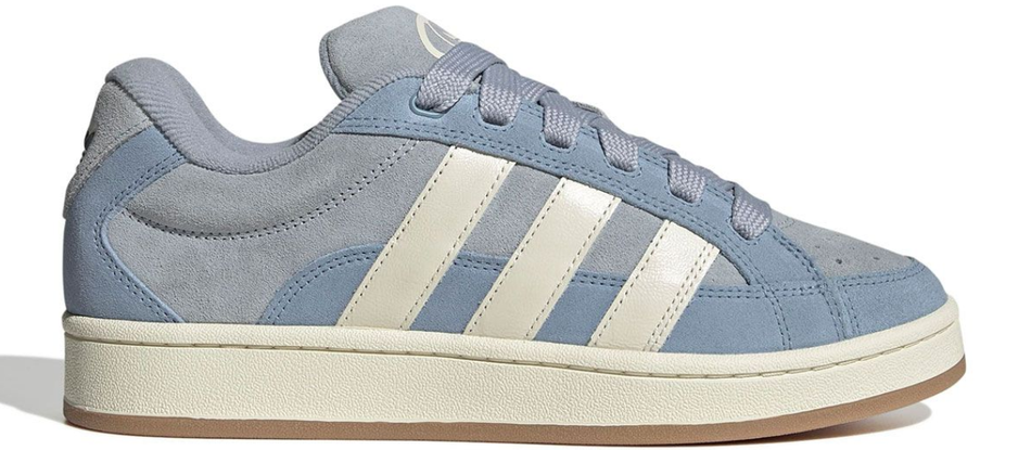 Zapatillas Adidas Originals Campus para hombre, años 2000, azul/crema, JQ5990