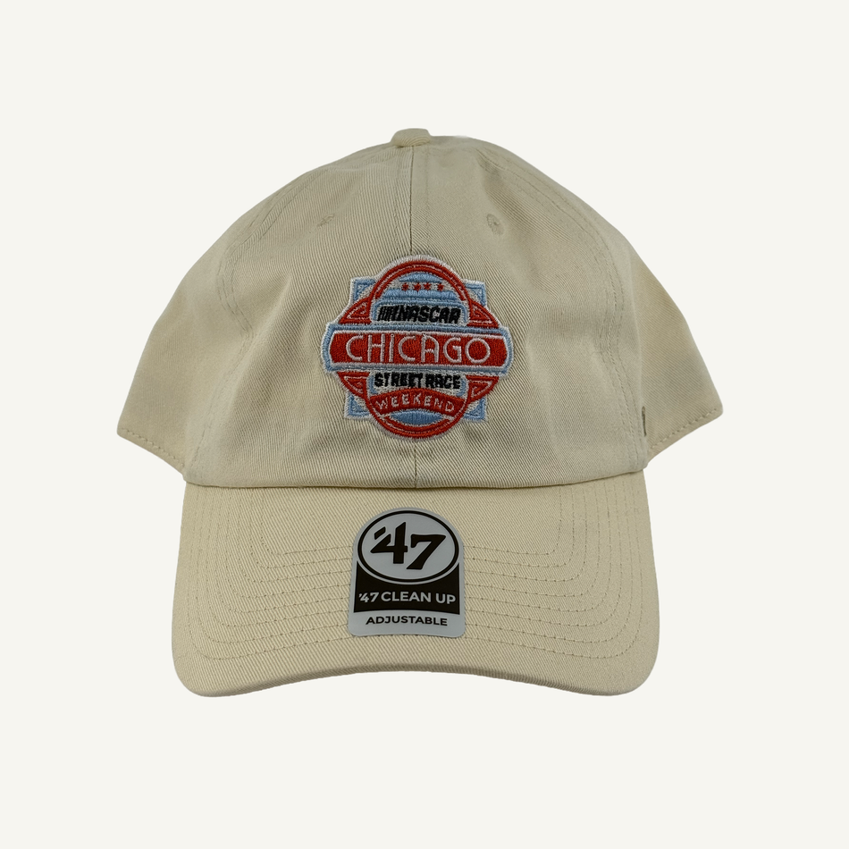 '47 Brand Cream NASCAR Chicago Street Race Weekend Adjustable Hat, CHI9MH001500
