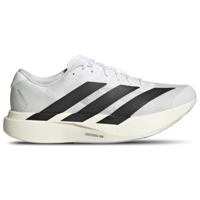 Adidas Women's Adizero EVO SL Sneakers, Cloud White / Core Black / Cloud White, JH6208