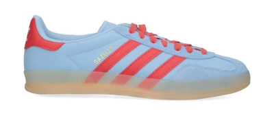 Adidas Originals Men's Gazelle Indoor Sneakers, CLESKY / CRERED / MAGBEI, JQ8388