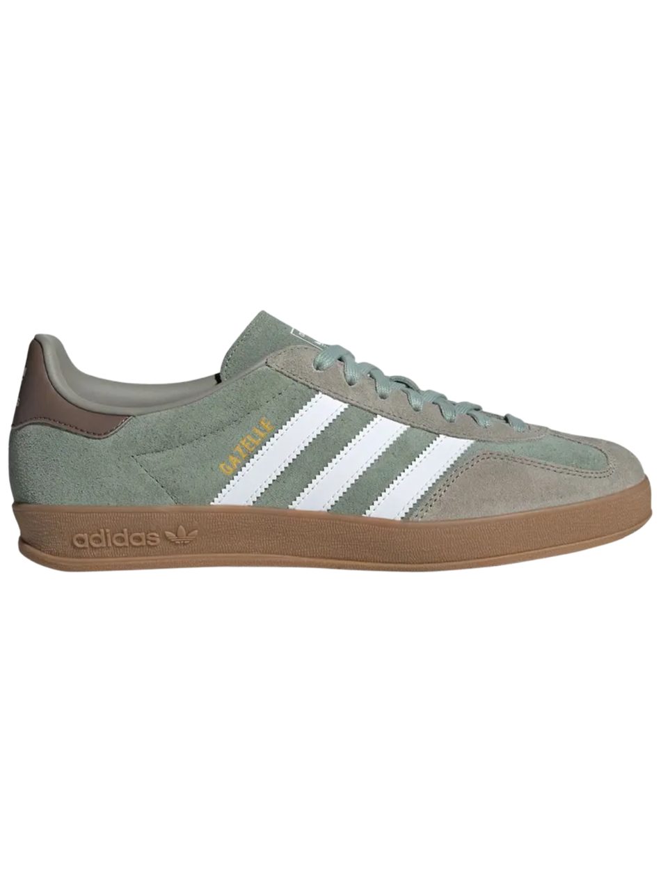 Zapatillas de interior Adidas Originals Gazelle verdes para hombre, JI3526