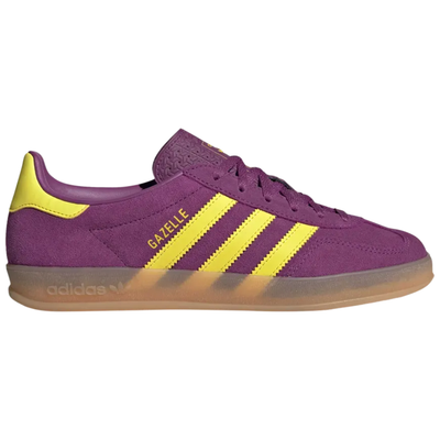 Zapatillas de interior Adidas Originals Gazelle moradas para mujer, JS1415
