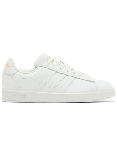 Adidas Women's Grand Court 2.0 Sneakers, Cloud White / Cloud White / Gold Metallic, GW9213