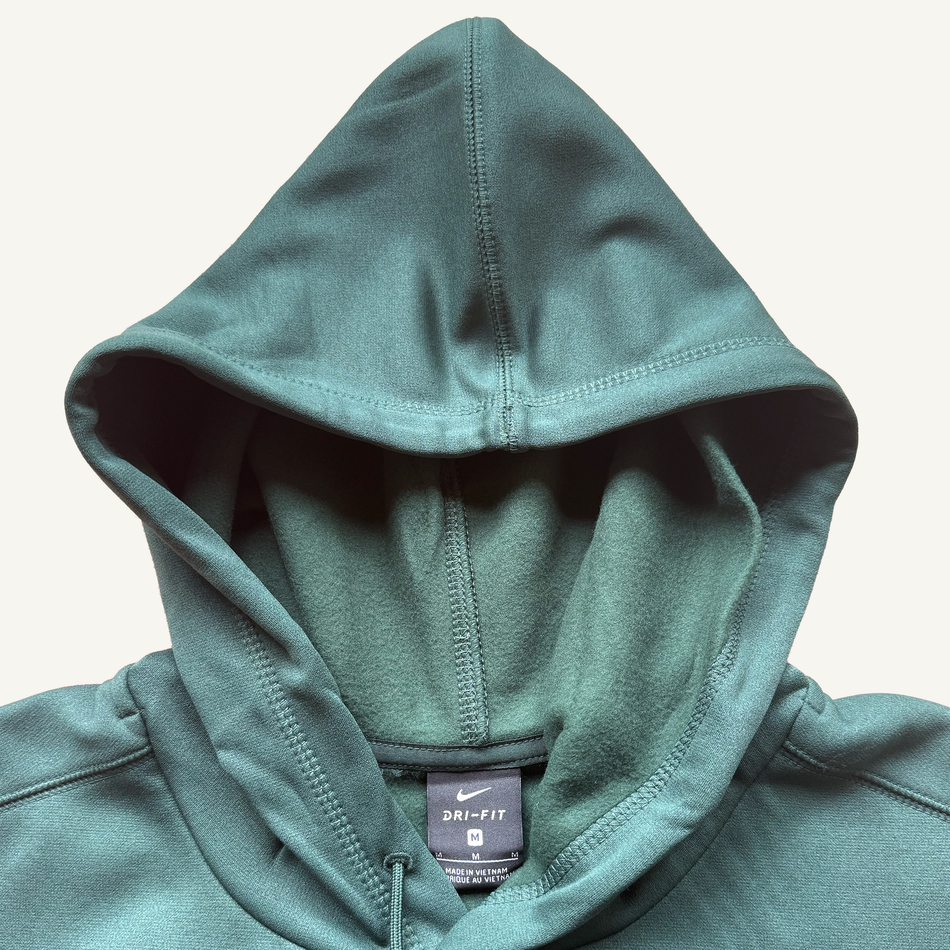 Nike Men's Green Dri-FIT Pullover Hoodie, NKAQ-E37