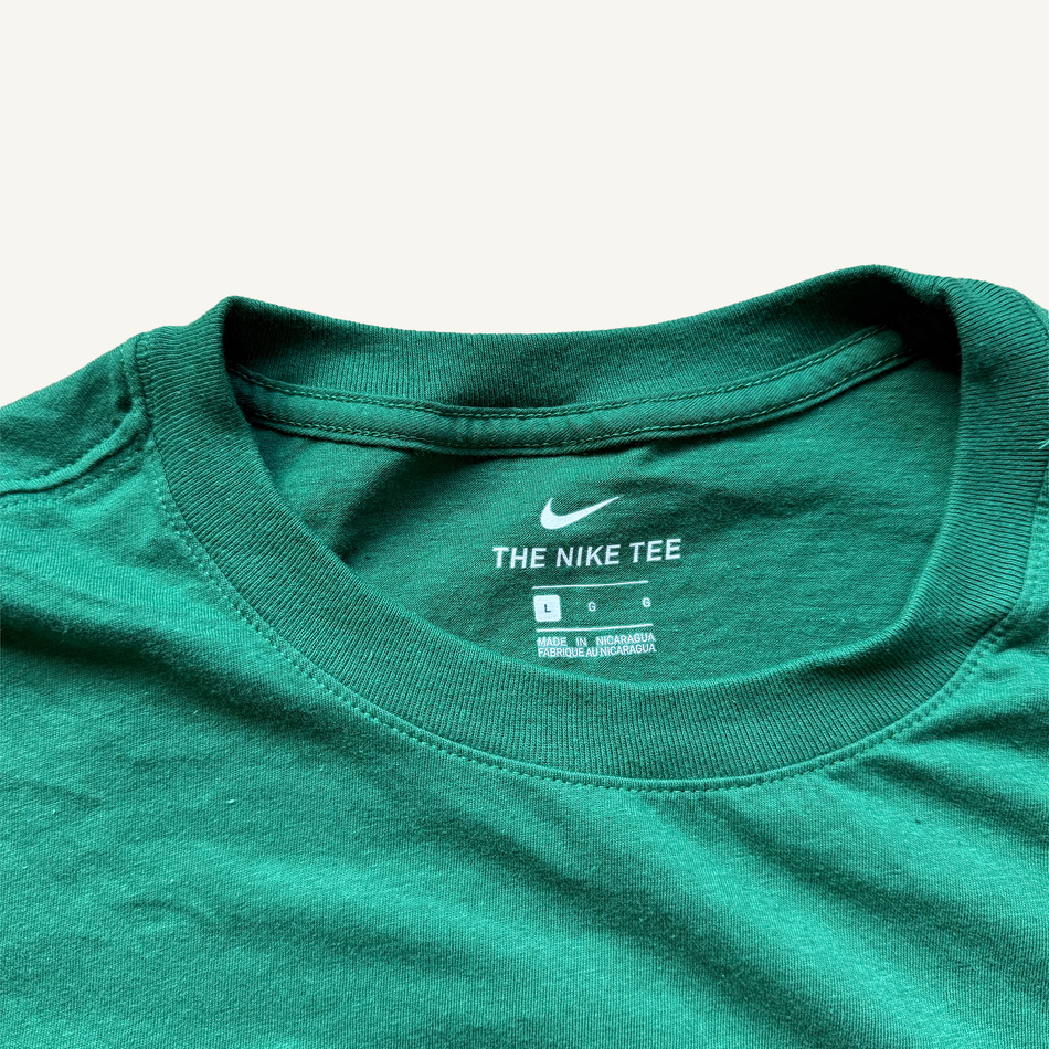 Nike Men's Green The Nike Tee Long Sleeve T-Shirt, NKAC-3PC