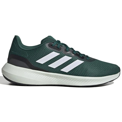 Adidas Men's Runfalcon 3.0 Running Sneakers, Green / White / Black, IE0736