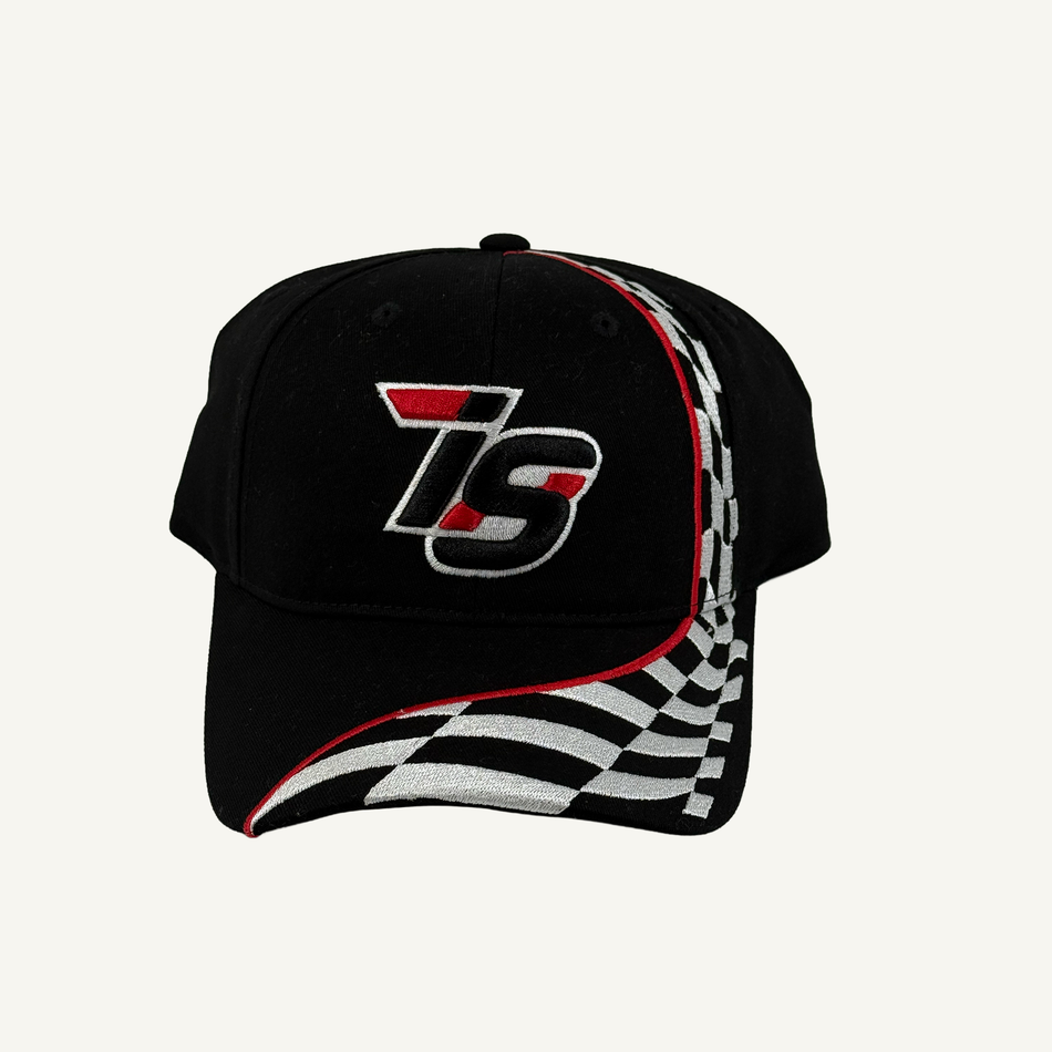 NASCAR Black/Checkered Iowa Speedway Adjustable Hat, IW49MH000100