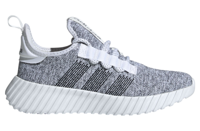 Adidas Women's Kaptir Running Shoes, Cloud White / Core Black / Silver Metallic, ID6640