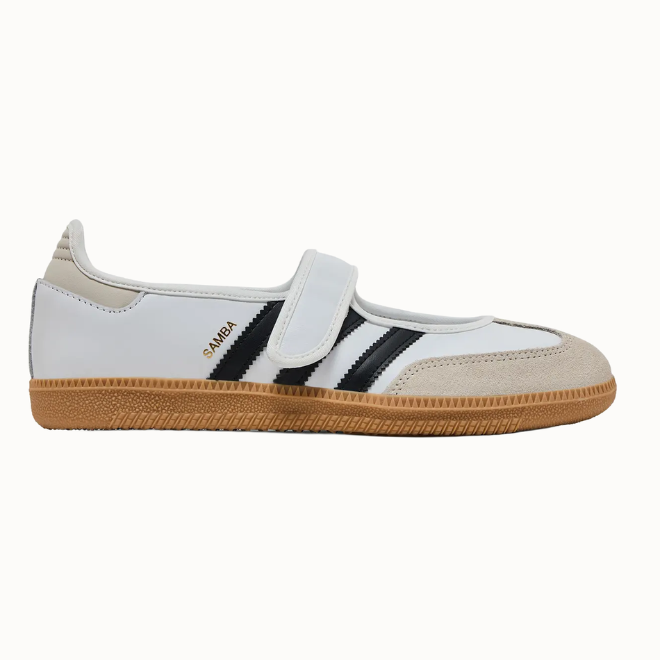 Adidas Originals Women's White Samba Jane Shoes, JR1402