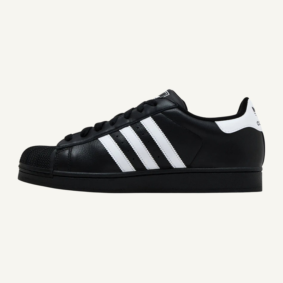 Adidas Originals Men's Black/White Superstar II Sneakers, JI0079