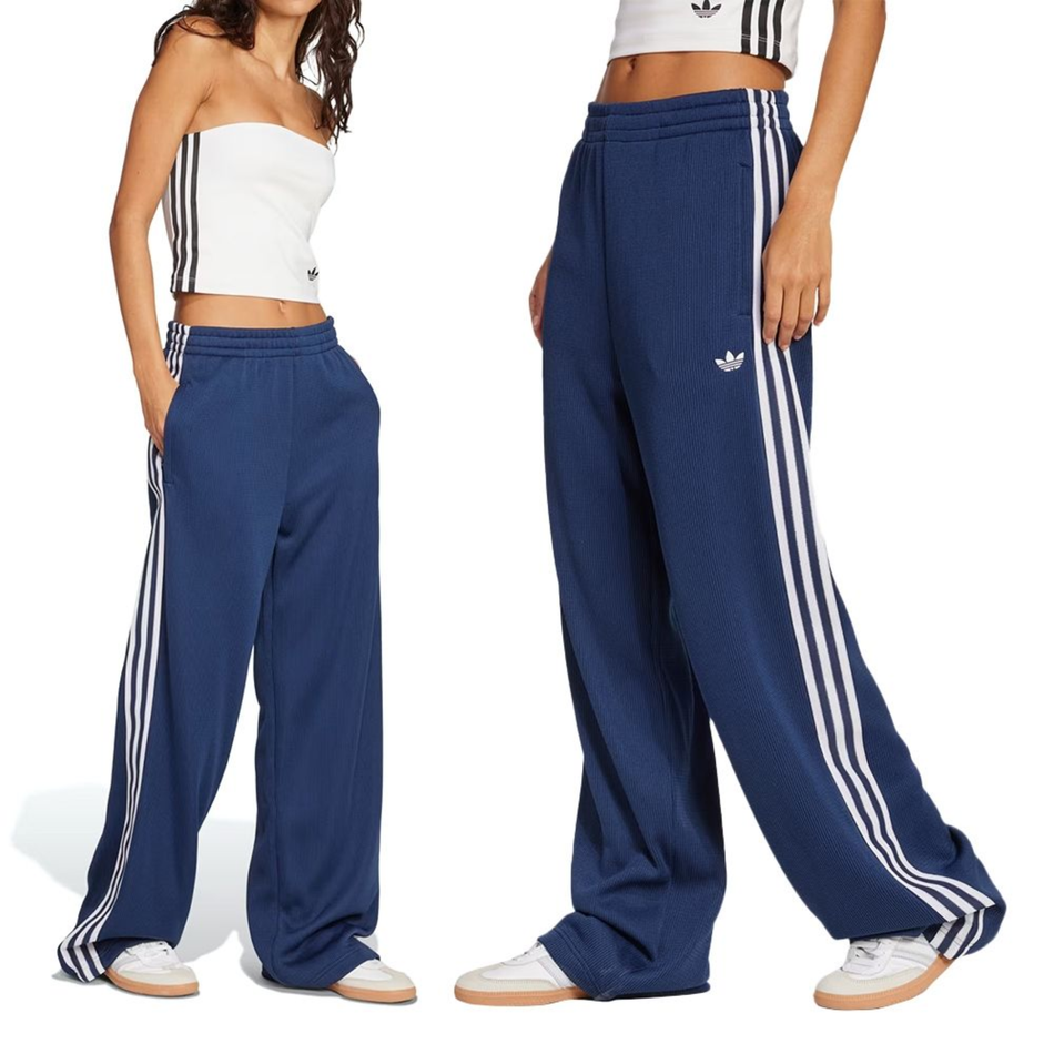 Pantalones deportivos de punto Firebird azul marino para mujer de Adidas Originals, JV7524