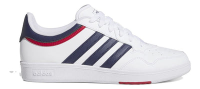 Adidas Men's Hoops Sneakers, Cloud White / Dark Blue / Team Power Red 2, JQ9986