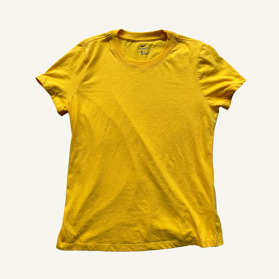 Nike Men's Mustard The Nike Tee T-Shirt, NKAF-76I