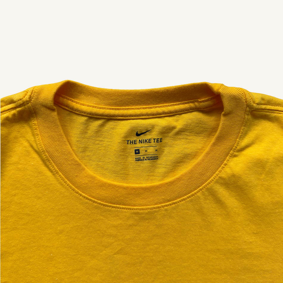 Nike Men's Mustard The Nike Tee T-Shirt, NKAF-76I