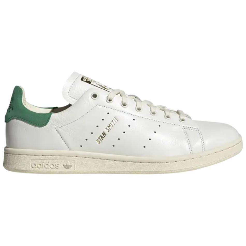 Adidas Men's Cream Stan Smith Lux 'White Green' Sneakers, IF8844 (No Box)