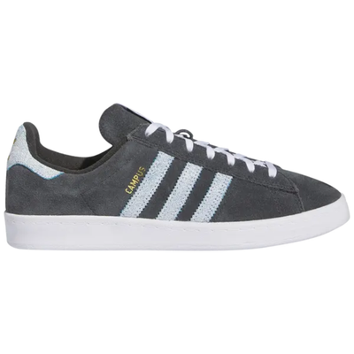 Adidas Men's Grey Campus ADV 'Carbon Light Blue' Sneakers, ID8446 (No Box)