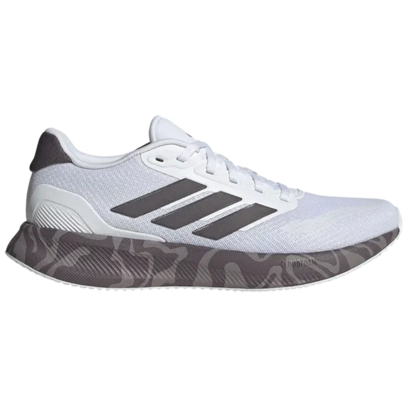 Zapatillas Adidas Runfalcon 5 blancas para mujer, color blanco y gris Strata, JI3972 (sin caja)